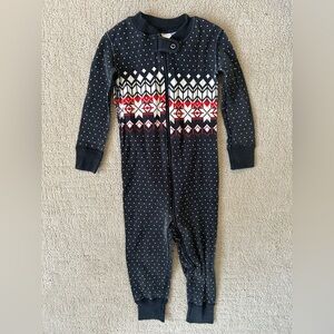 Hanna Andersson 2T holiday winter pajamas gender neutral